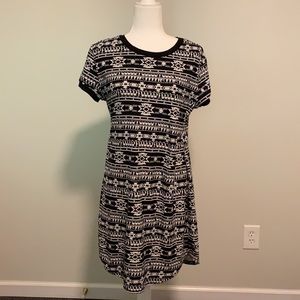 Black and white dress